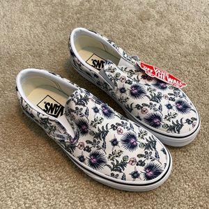 Classic Slip-On Vans - Paradise Floral